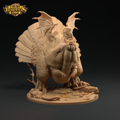 Autumn Dragurkey | Dragon Trappers Lodge | RESIN | Fantasy | DnD | RPG | Tabletop | Gaming | Miniatures