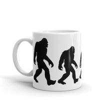 Bigfoot Family Mug, Sasquatch Coffee Cup, Paranormal Coffee Mug, Skunk Ape, Abominable Snowman, Yeti Mug, Gift for Him or Her, Monster Mug
