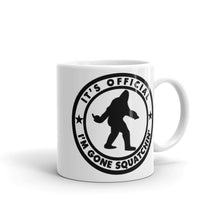 Bigfoot Gone Squatchin Mug, Paranormal Coffee Cup, Flipping Bird Cup, Sasquatch Coffee Mug, Bigfoot In Nature, Yeti Cup, Skunk Ape, Momo Mug