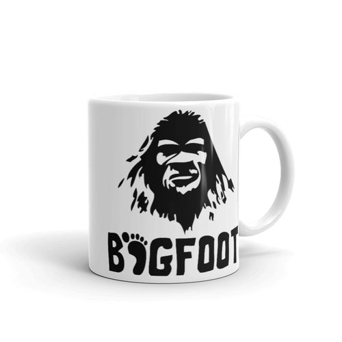 Bigfoot Sketch Mug, Paranormal Coffee Cup, Squatchin Cup, Sasquatch Coffee Mug, Bigfoot In Nature, Yeti Cup, Skunk Ape, Momo Mug