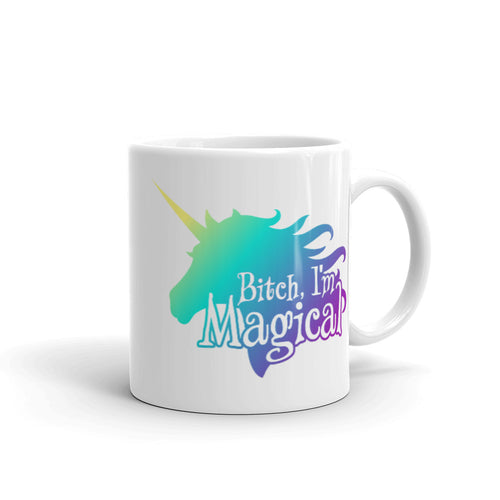 Funny Magical Unicorn Mug, Sassy Unicorn Cup, Rainbow Unicorn Mug, Gift For Her, Gift For Him, Office Gift, Funny Mythical Creature