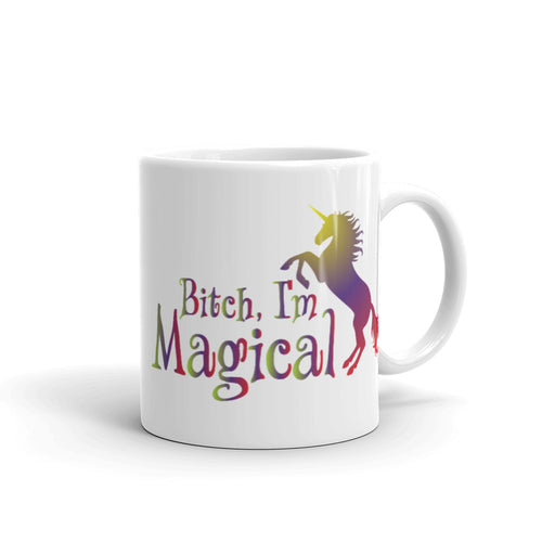 Cute and Funny Magical Unicorn Mug, Sassy Unicorn Cup, Rainbow Unicorn Mug, Gift For Her, Gift For Him, Office Gift, Funny Mythical Creature