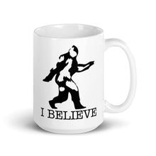 Bigfoot I Believe Squatchin Mug, Paranormal Coffee Cup, Squatchin Cup, Sasquatch Coffee Mug, Bigfoot In Nature, Yeti Cup, Skunk Ape, Momo Mug
